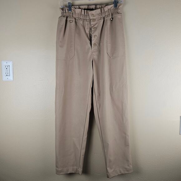 MagaliPascal Faux Leather Pants Size Medium